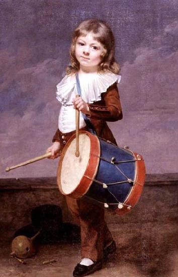 Portrait of the Artist-s Son as a Drummer, Martin  Drolling